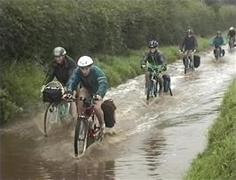 Floods like this one at Erpingham Lodge made the day especially enjoyable for many